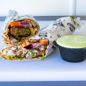 Lamb kofta wrap